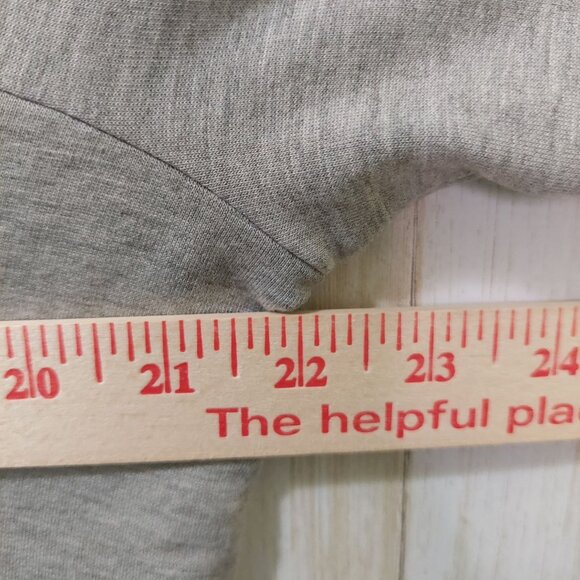 Calme By Johnny Was Women's Gray 3/4 Sleeve Crew Pullover Size XS Made in USA - Picture 6 of 9